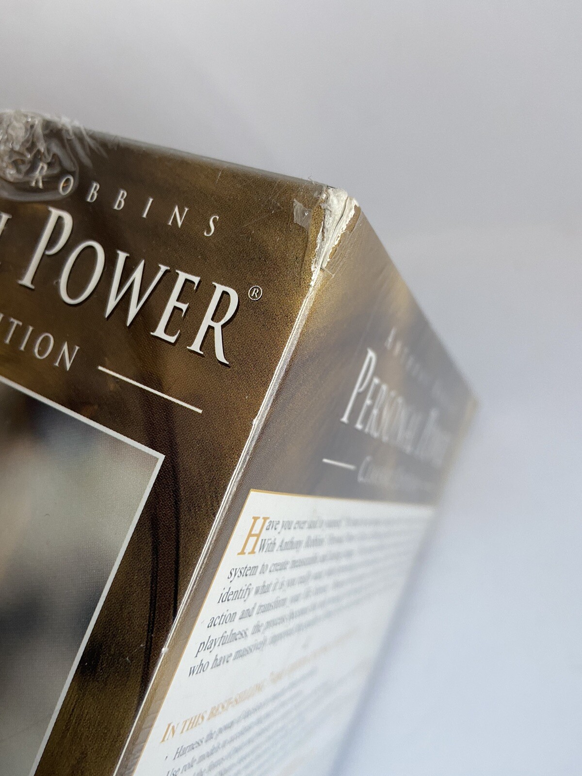 ANTHONY ROBBINS PERSONAL POWER CLASSIC EDITION 7 Audiobooks SET** Damaged Box**