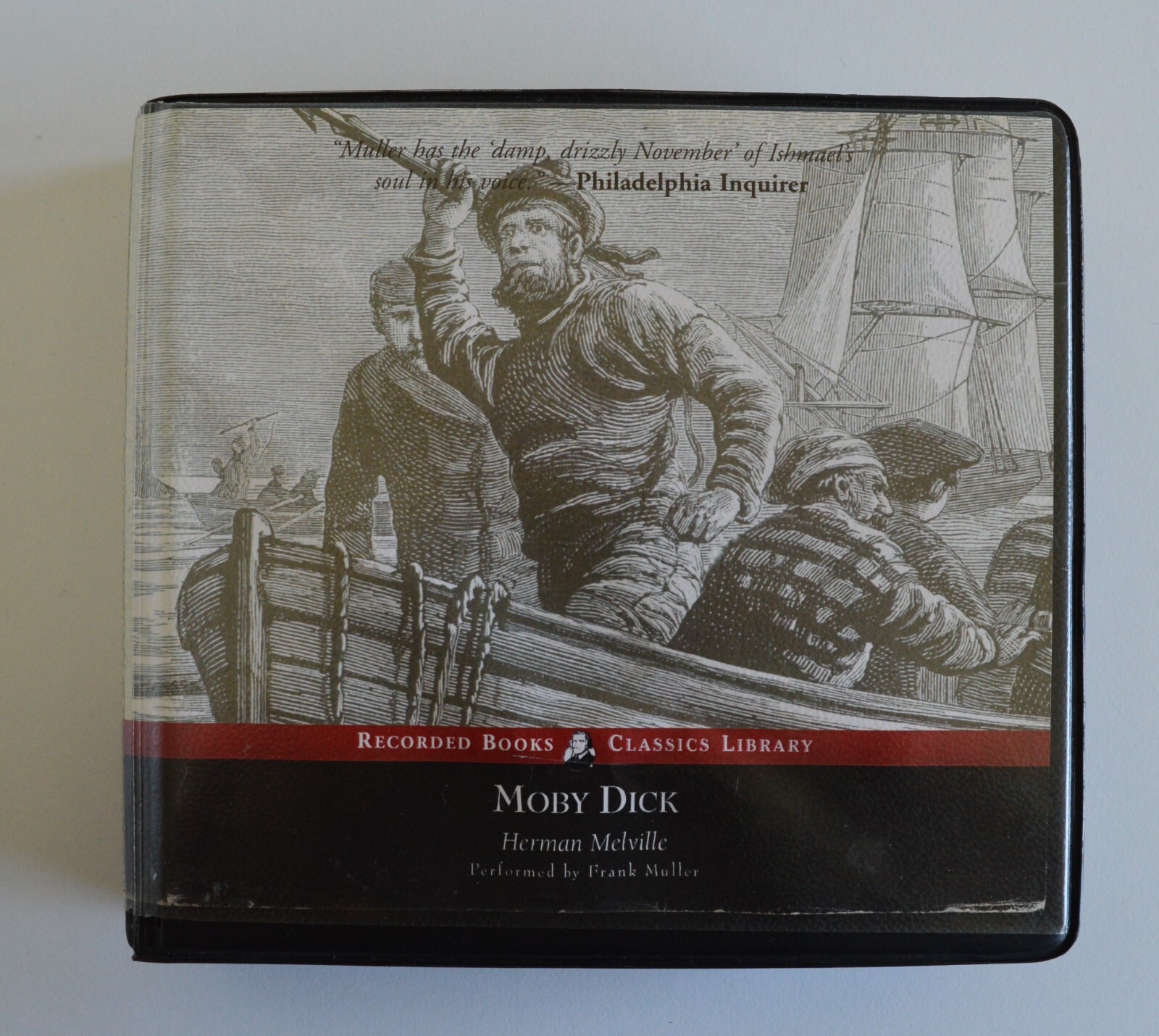 Moby Dick — Herman Melville — Unabridged Audiobook — 18CDs Read by Frank Muller