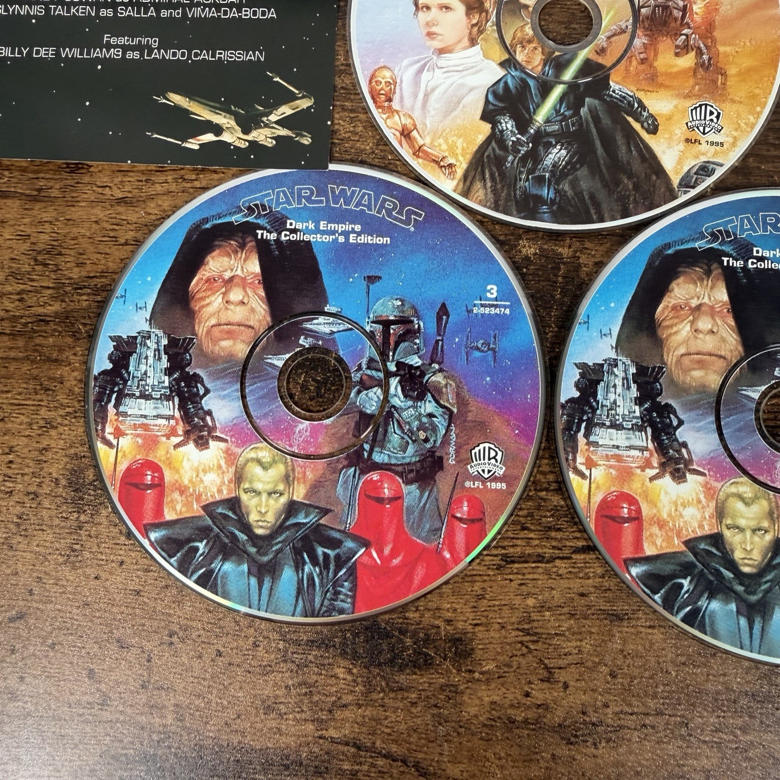 Vintage Star Wars Dark Empire Collector’s Edition 5 CD Box Set | NO BOX Tested!