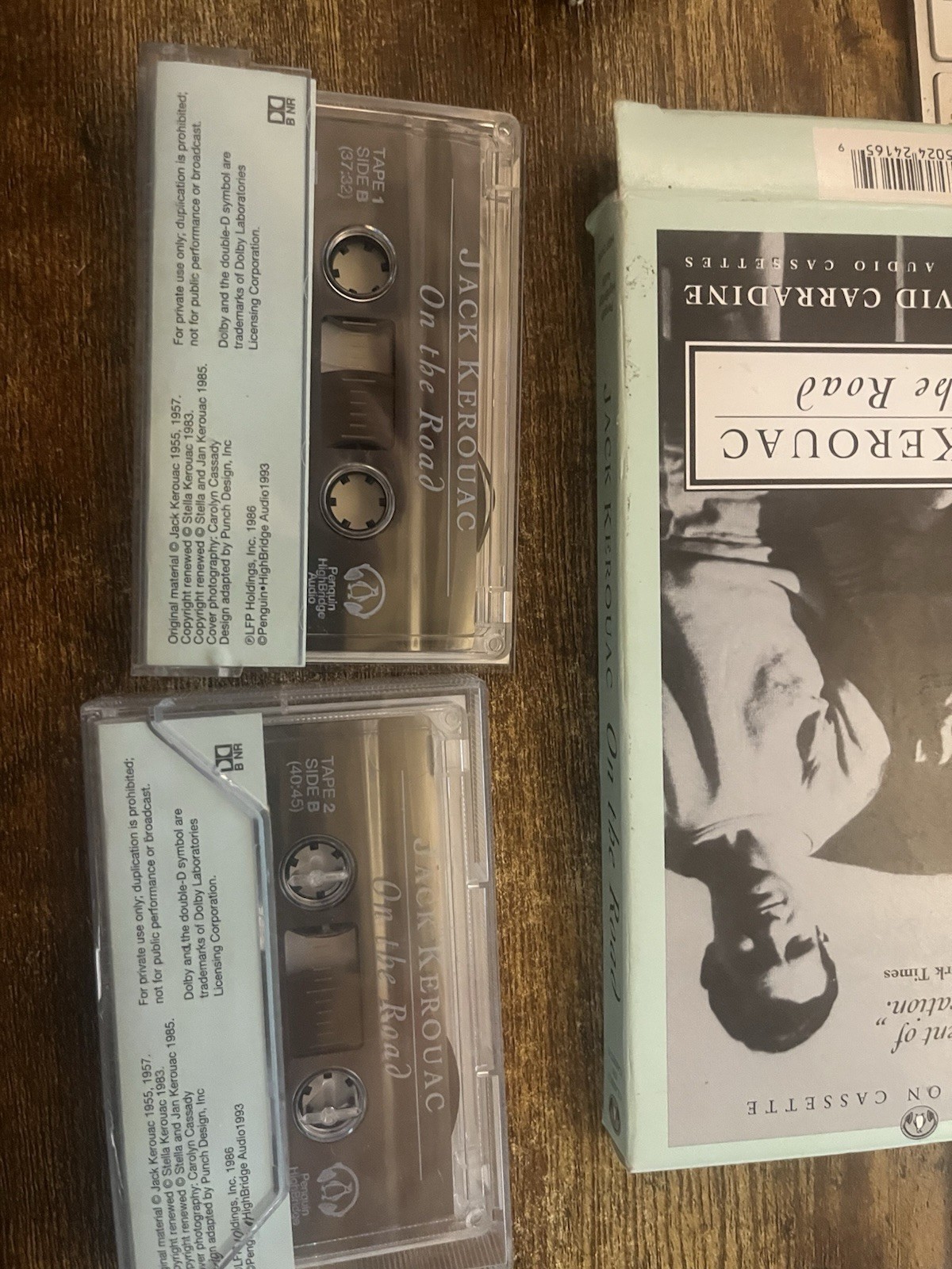 Jack Kerouac: On the Road. Audiobook Cassette Set (1985) Penguin