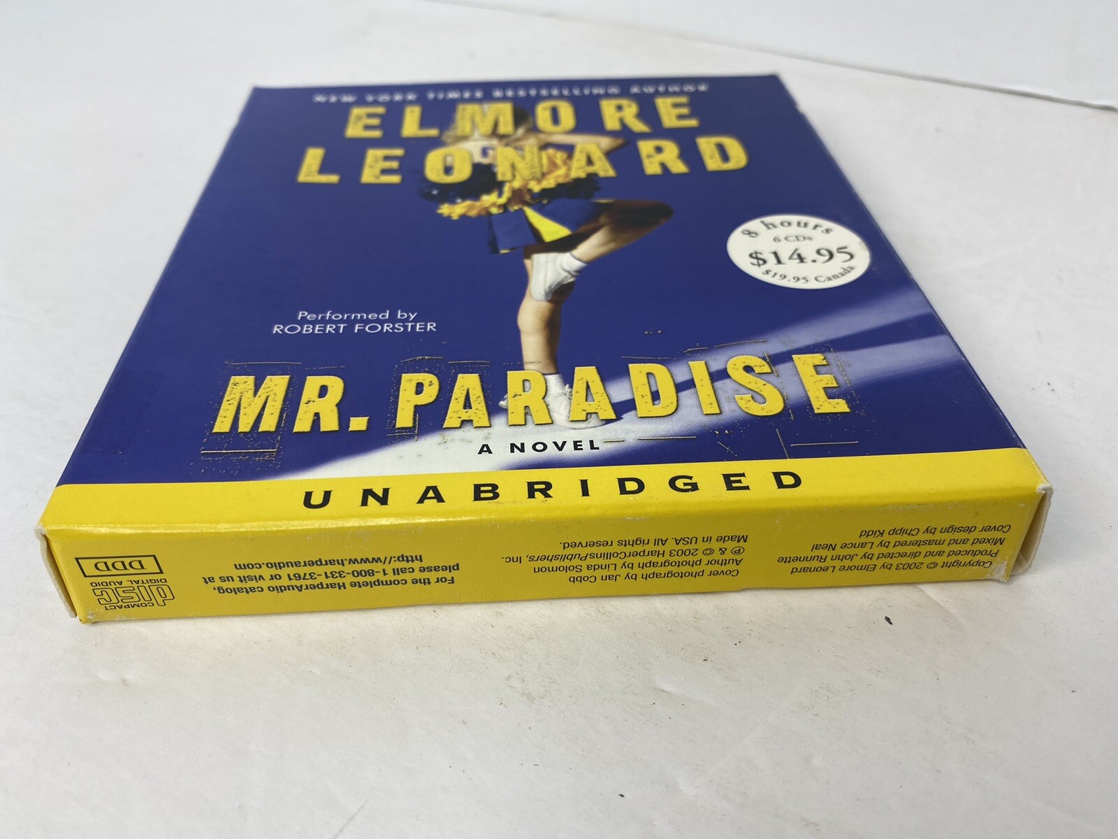 Elmore Leonard Mr Paradise Audiobook CD Unabridged 2004 Robert Forster