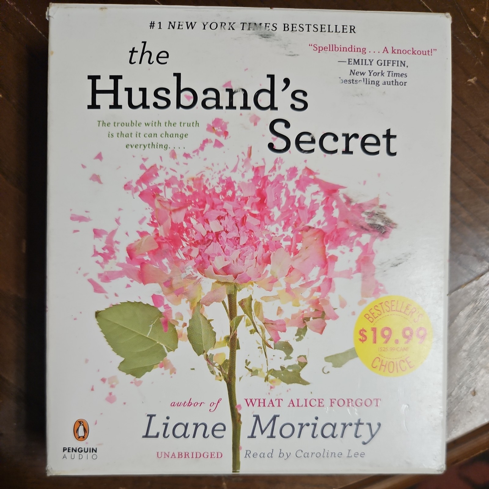 Husband’s Secret by Liane Moriarty (2016, Compact Disc)