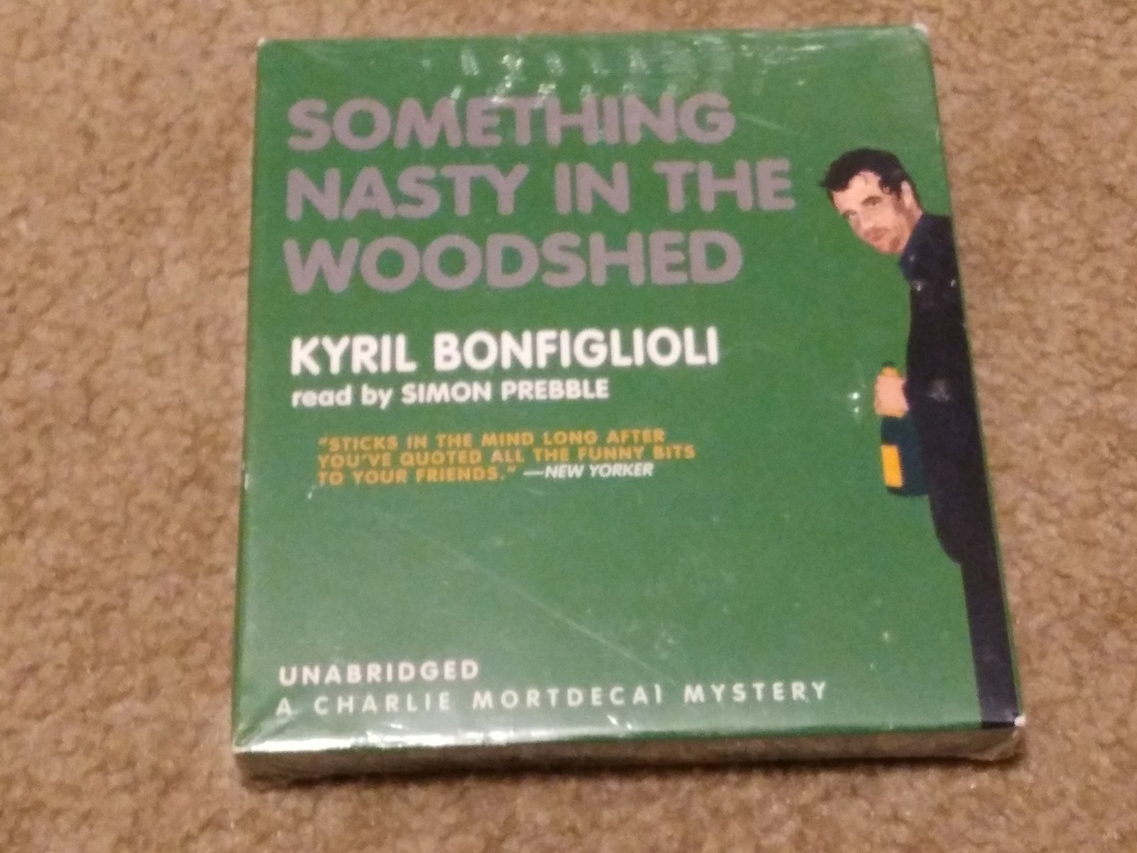 Kyril Bonfiglioli «Something Nasty In The Woodshed» 6 Hr Audiobook New 5 Cd Set