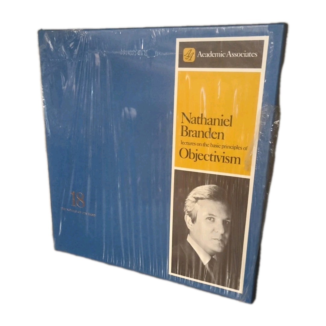 Nathaniel BRANDEN Objectivism Lectures #18 NOVELS OF AYN RAND 2LP Records Audio