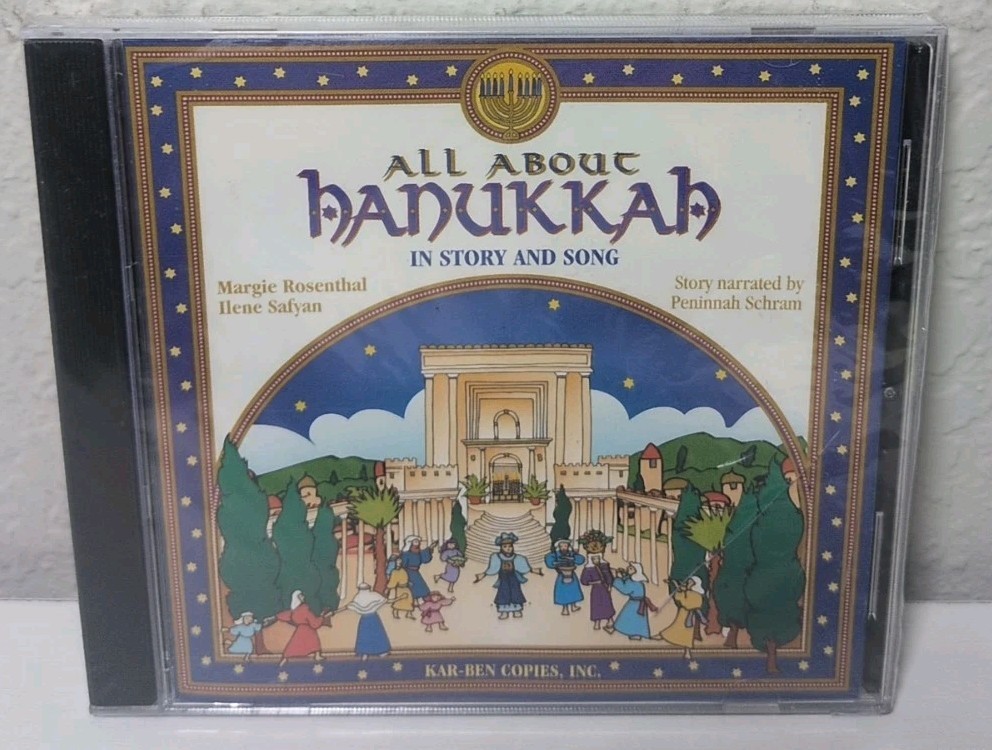 All about Hanukkah Story and Song Judyth Groner/ Madeline Wikler CD New B315