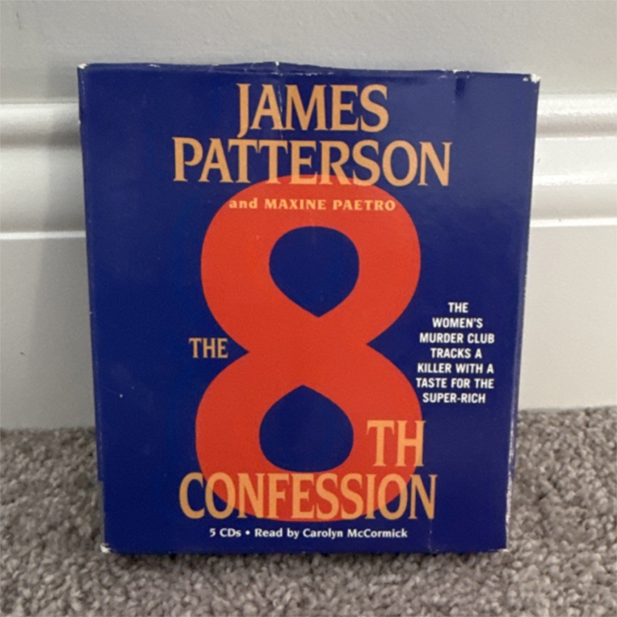 James Patterson The 8th Confession Unabridged Audio CD Read by Carolyn McCormick