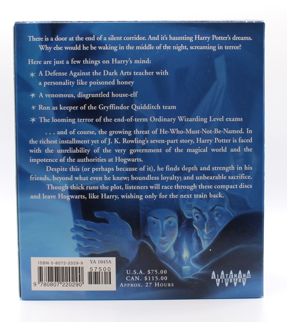 Harry Potter Audiobook CD Lot of 4: Goblet of Fire, Order of Phoenix, Half-Blood