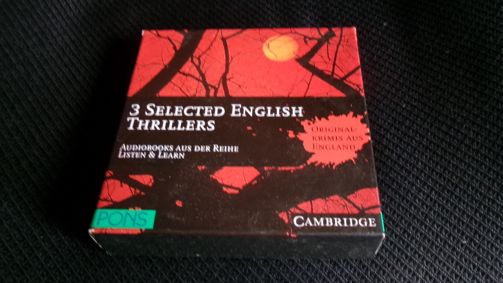 Set of 3 Selected English Thriller Audiobooks Double Cross End of Storm + SO12