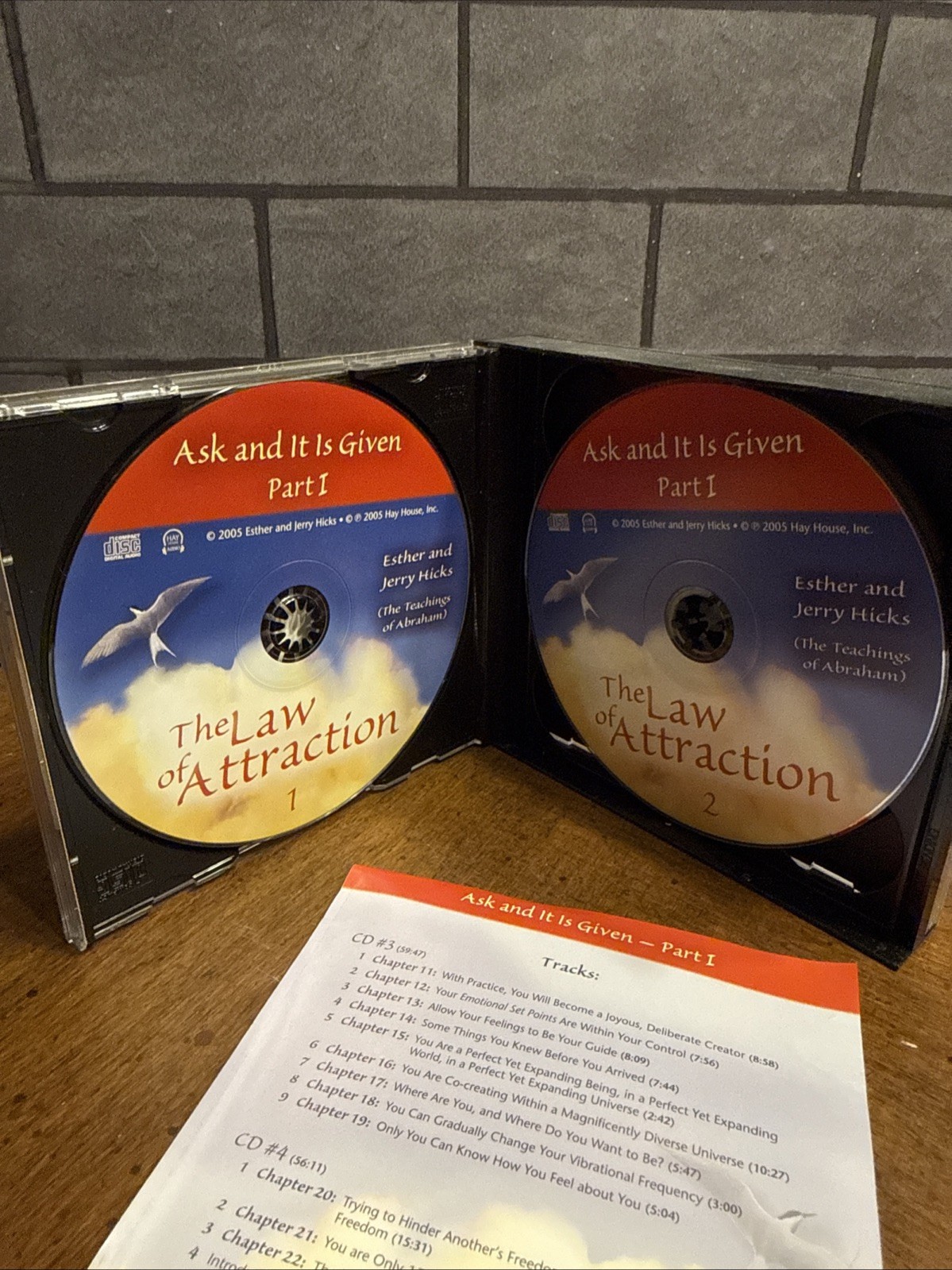 Hay House Ask and It Is Given Part I Esther & Jerry Hicks Audio CD Self-Help