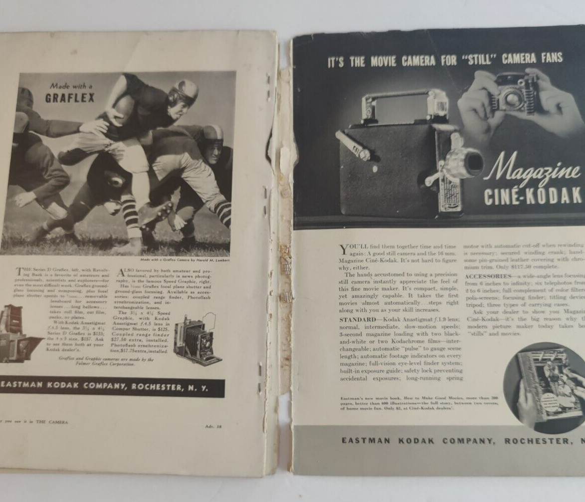 The Camera — Photographic Journal of America — October 1938 — Vintage
