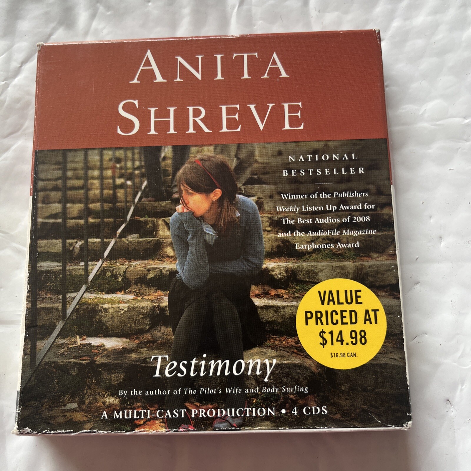 Audio CD Anita Shreve Testimony