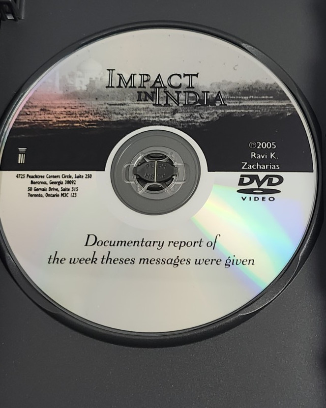 Impact In India RZIM Life Focus 2004 Hyderabad Conference 5-CD + 1 DVD English