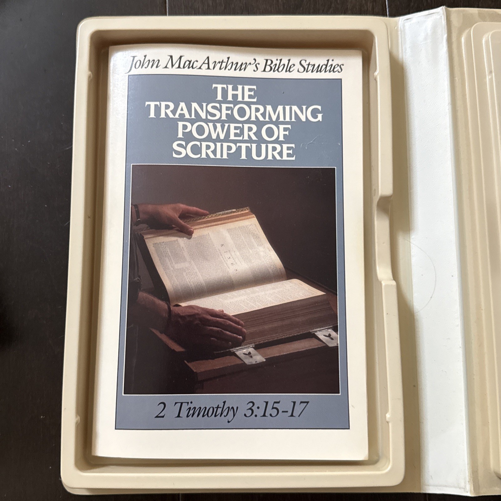 THE TRANSFORMING POWER OF SCRIPTURE 2 TIMOTHY 3:15-17 — JOHN MACARTHUR Cassettes