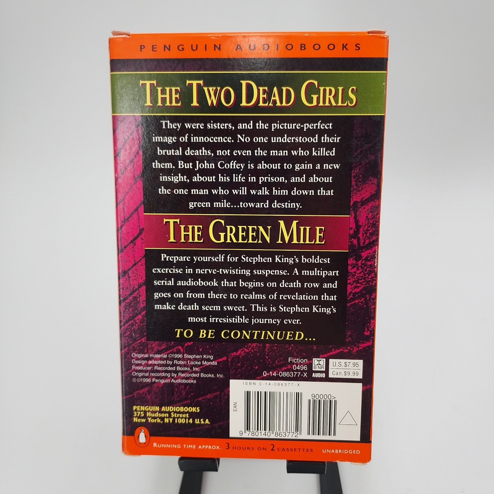 Stephen King The Green Mile Books On Cassette — Pick Your Book