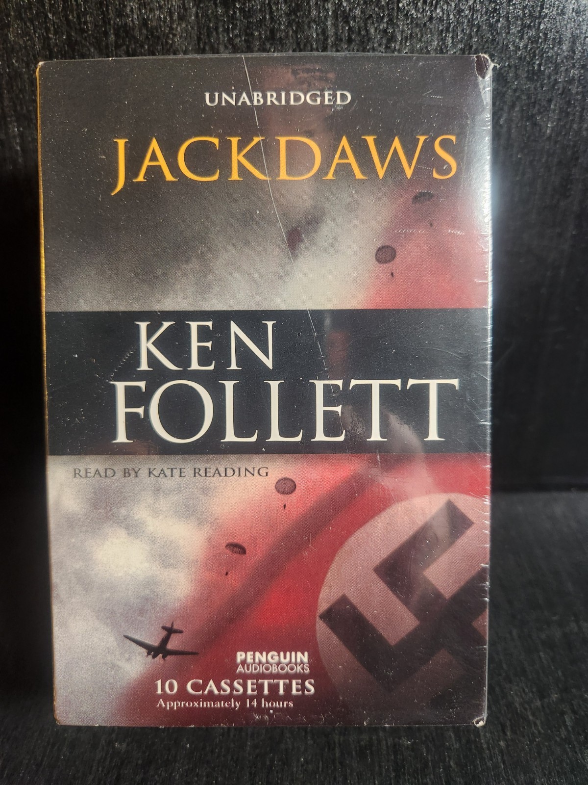 JACKDAWS AUDIOBOOK ON CASSETTE KEN FOLLETT WW2 DRAMA NEW & SEALED