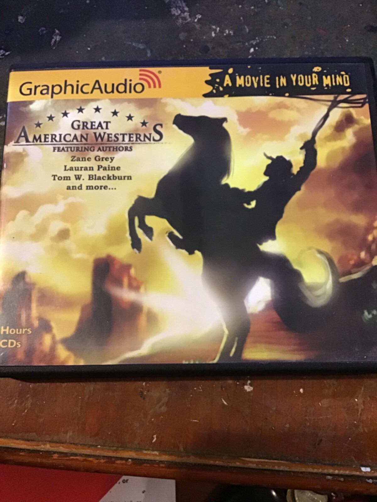 Graphic Audio Great American Westerns Zane Grey Lauran Paine CD Audiobook