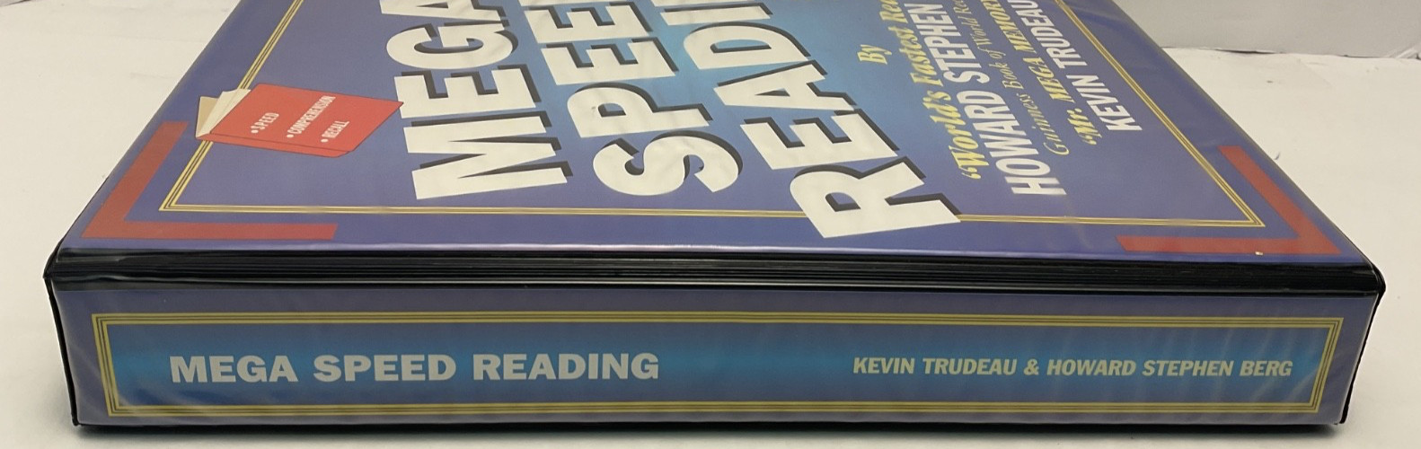 Mega Speed Reading Howard Berg Kevin Trudeau VHS Cassettes Workbook 1996 Set S12