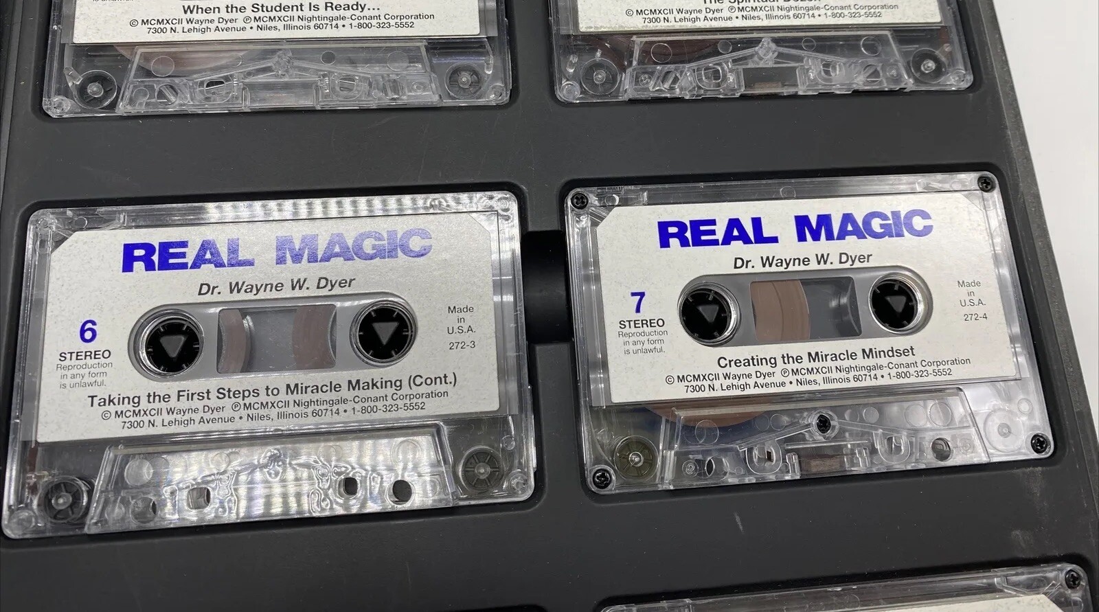 Dr. Wayne Dyer Real Magic Making Miracles in All Areas of Your Life 6 Cassettes