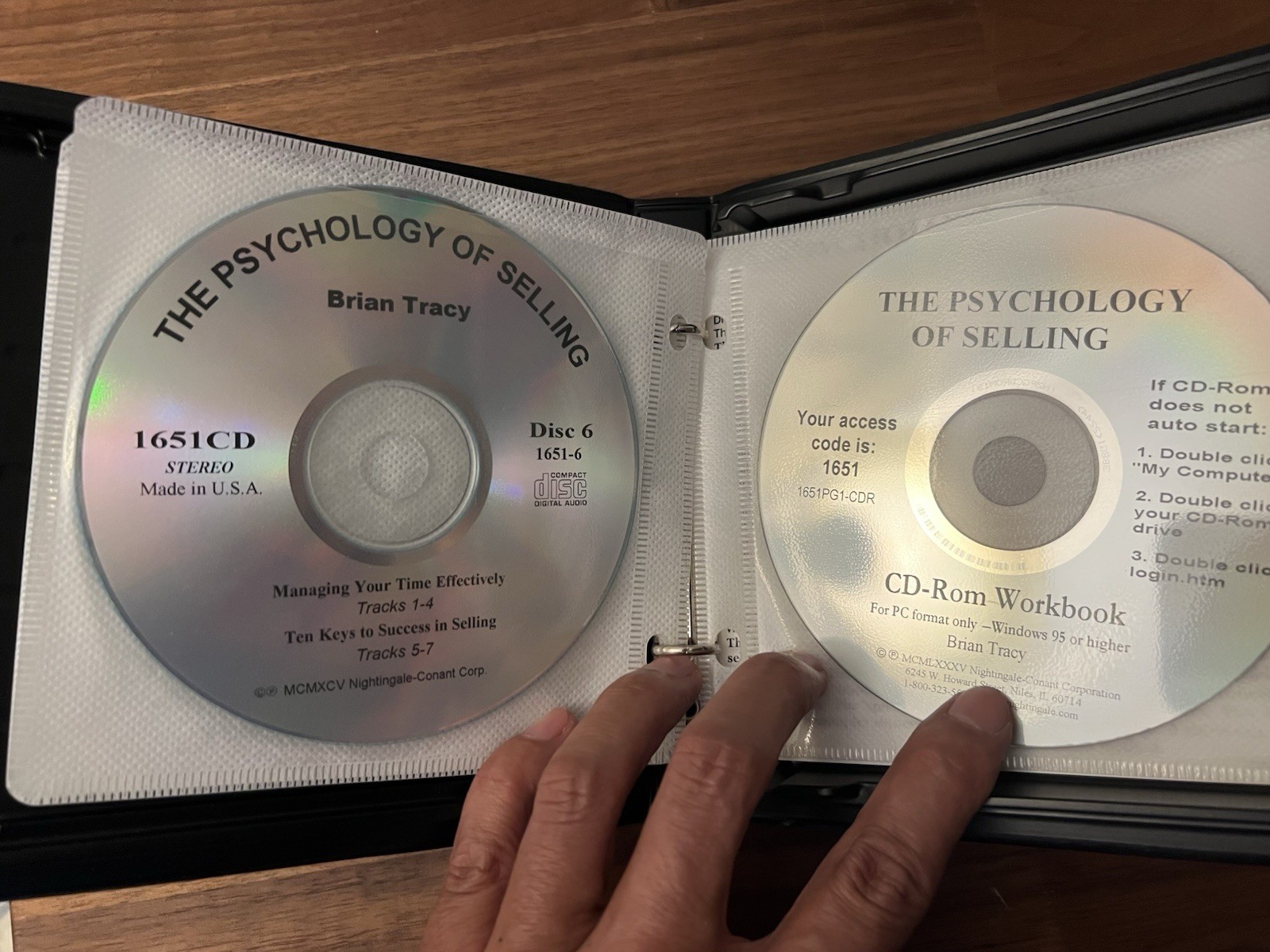 The Psychology of Selling The Art of Closing Sales Brian Tracy 7-Disc Set Unused