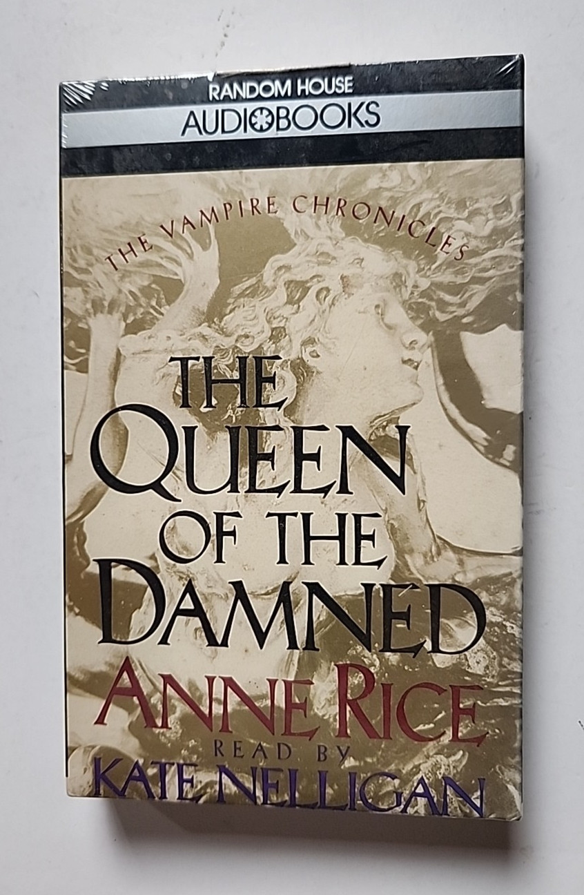NIP The Queen of the Damned Anne Rice 1988 Casette Audiobook