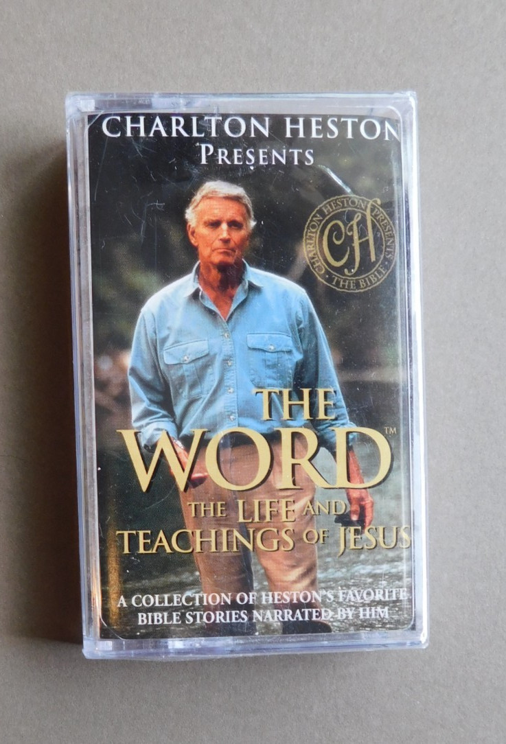Charlton Heston presents: Life & Teaching of Jesus, Bible Story- Cassette Unused