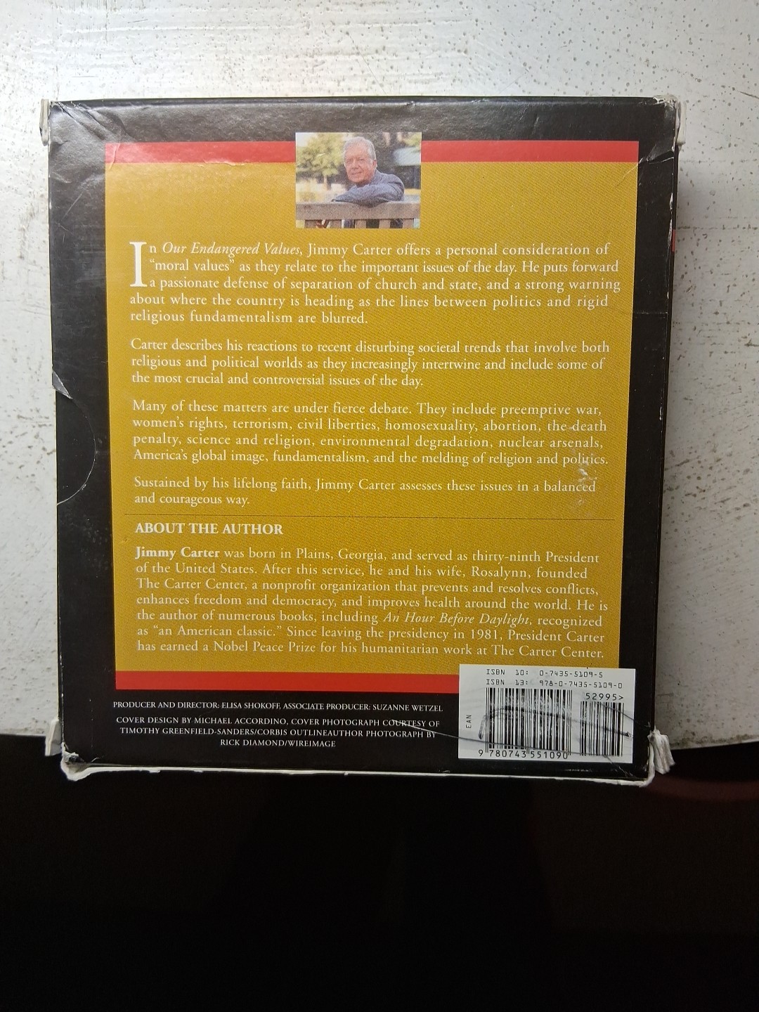 Our Endangered Values : America’s Moral Crisis by Jimmy Carter (2005, Compact…