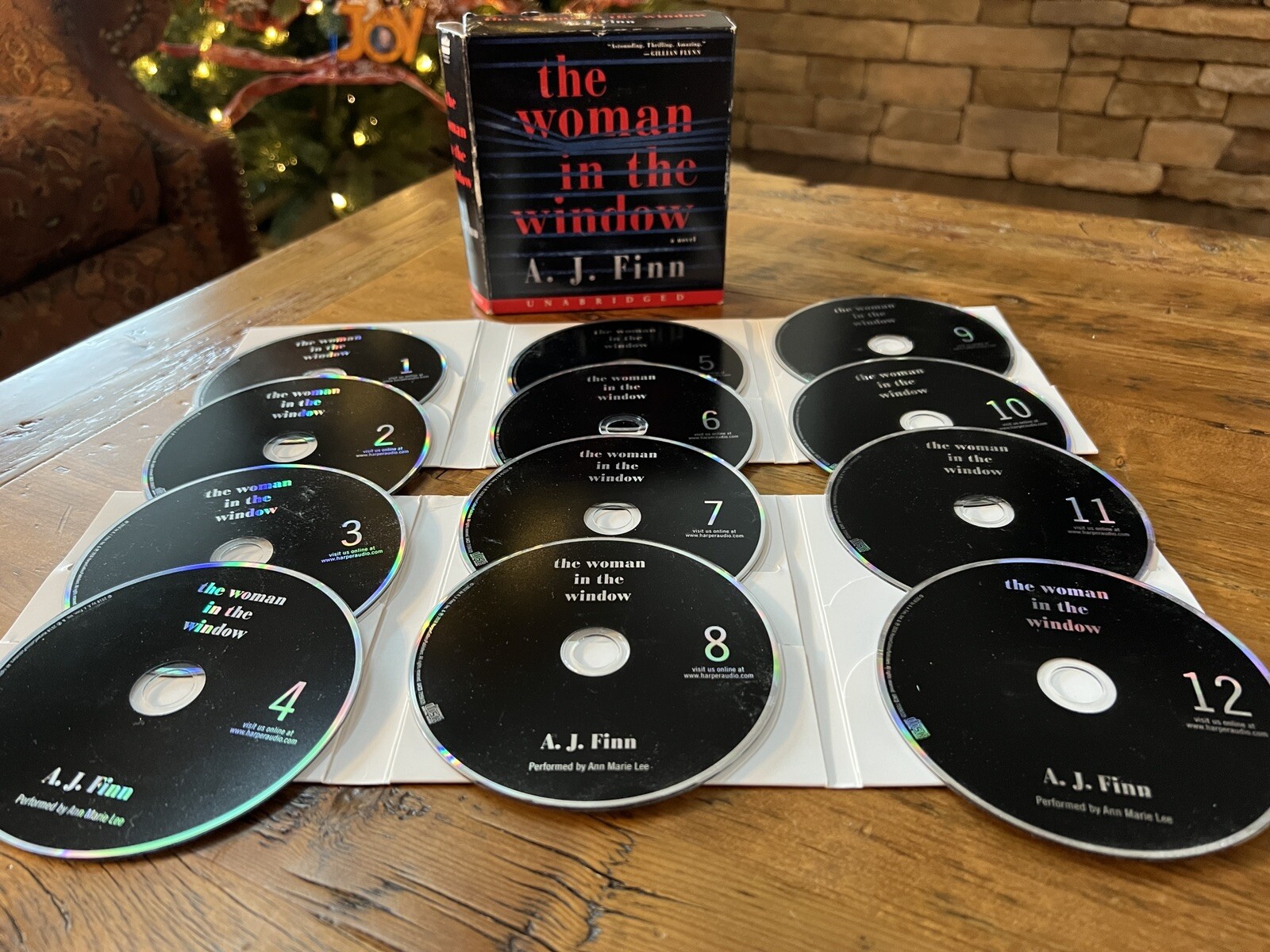The Woman In The Window by A.J. Finn Unabridged Audio Book On 12 CDs
