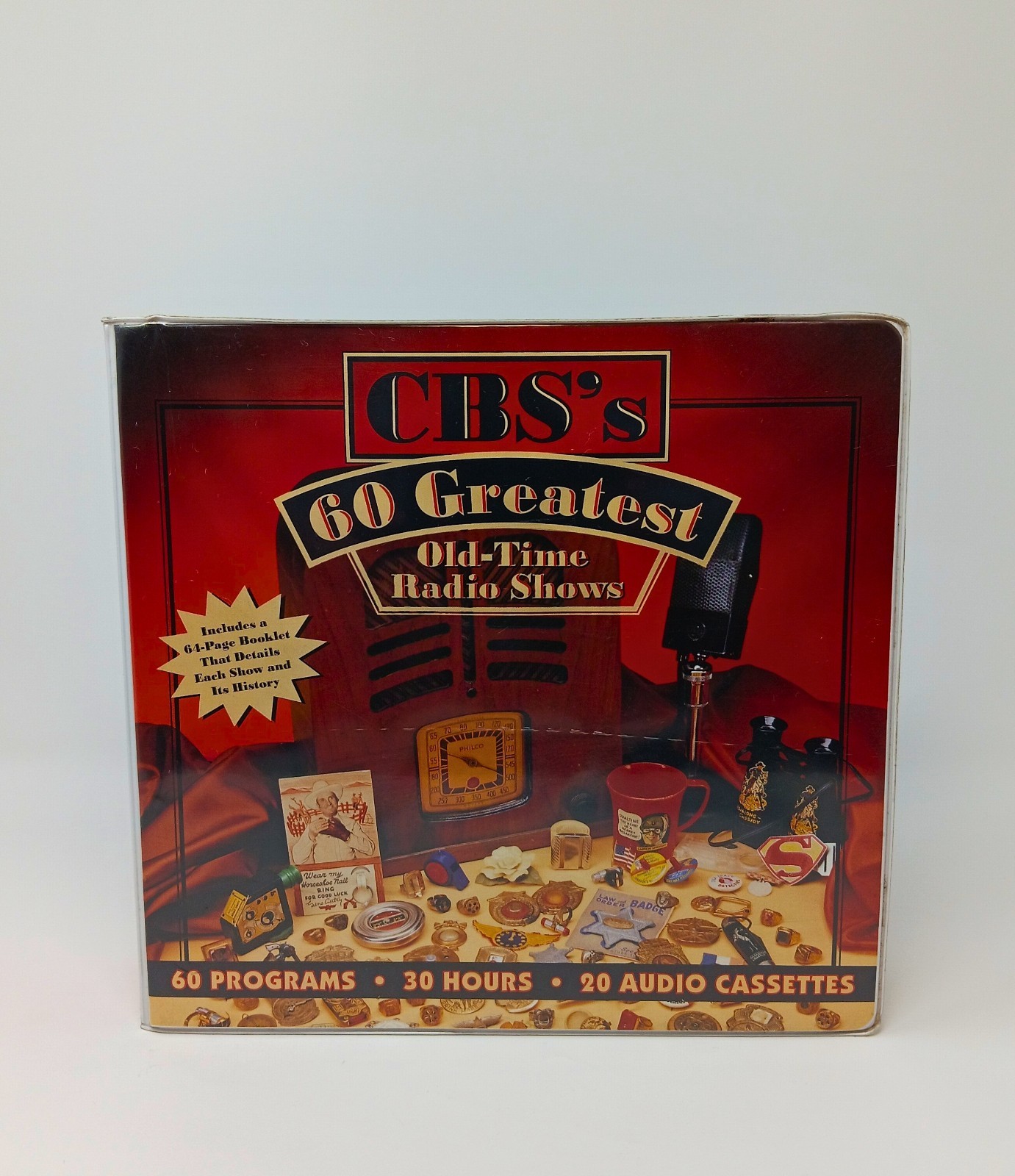 CBS’s 60 Greatest Old-Time Radio Shows — 20 Audio Cassettes Complete Set