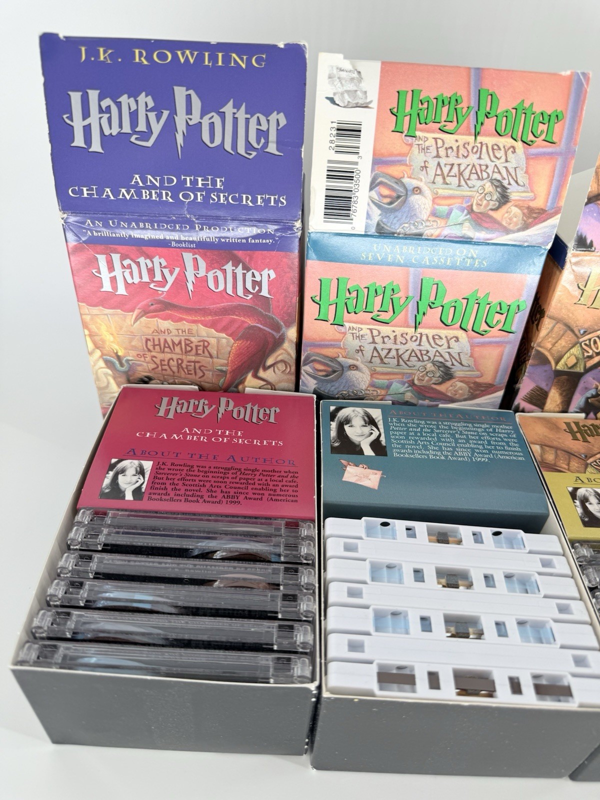 Harry Potter Audiobook Lot — The Goblet Of Fire Sorcerers Stone Azkaban Secrets