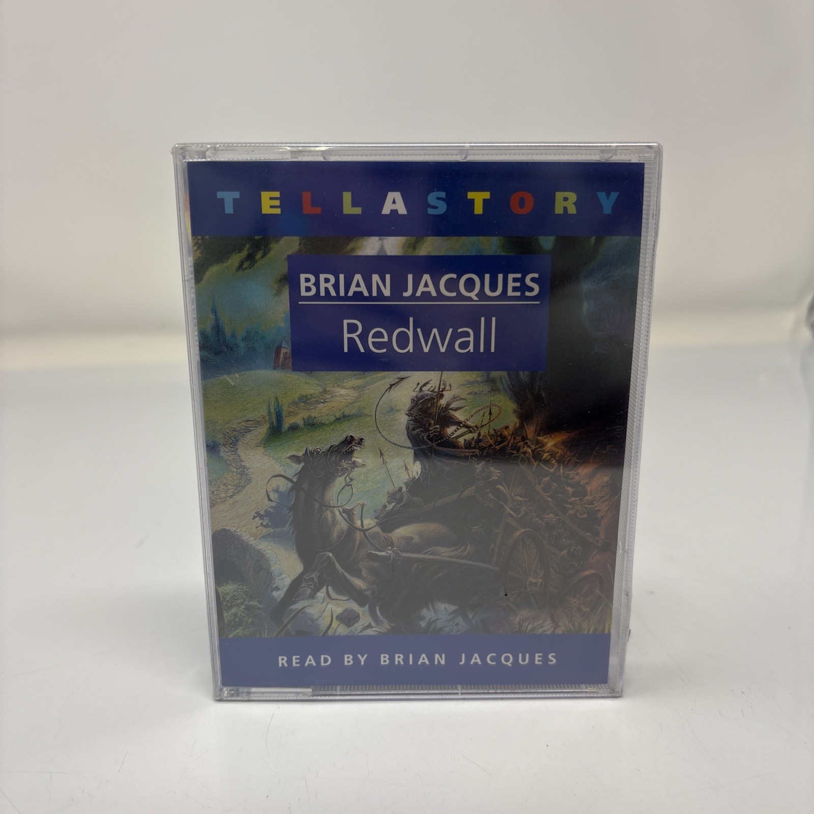 Red wall Narrated By Brian Jacques Double Cassette Tape Case Set 170 minutes
