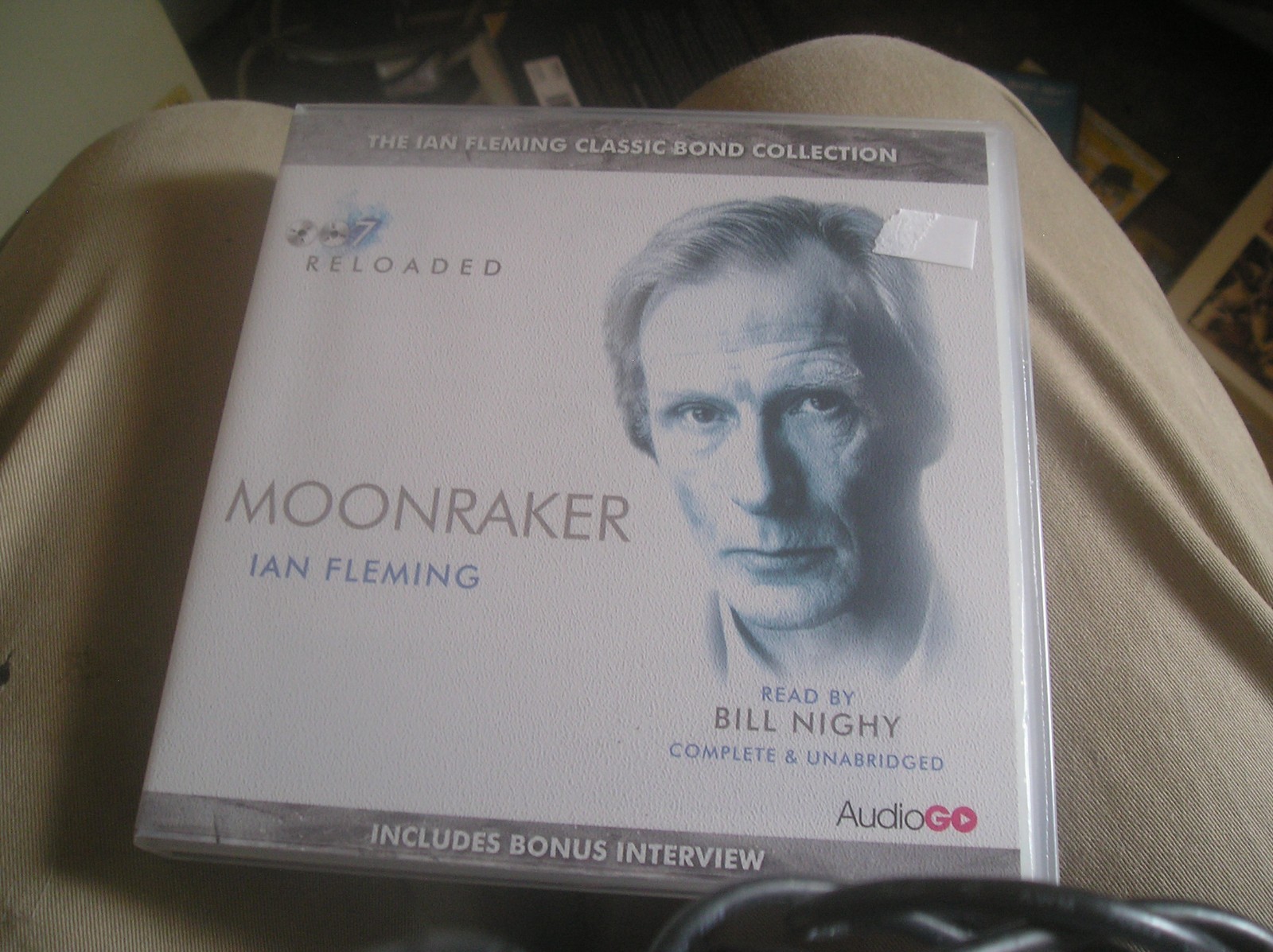 Ian Fleming Moonraker Bill Nighy [Audio CD] AudioGo 6 CD set
