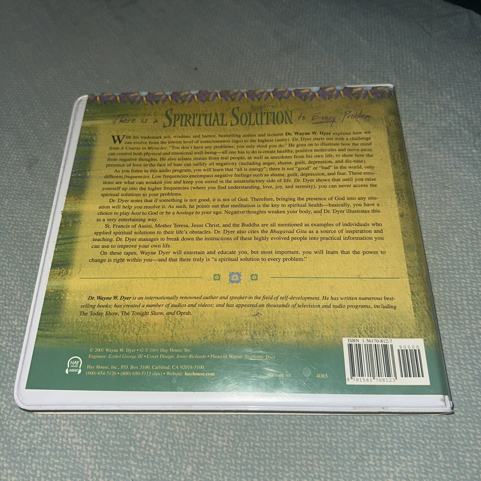 There Is a Spiritual Solution To Every Problem — Dr. Wayne Dyer — 6 Cassettes