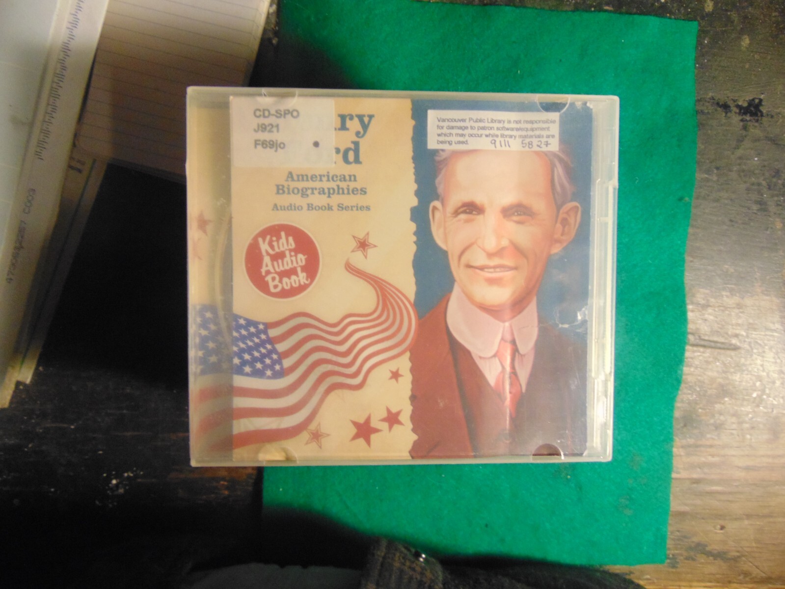 Henry Ford American Biographies Audio Book Series Kids Audio Book EX LIBRARY