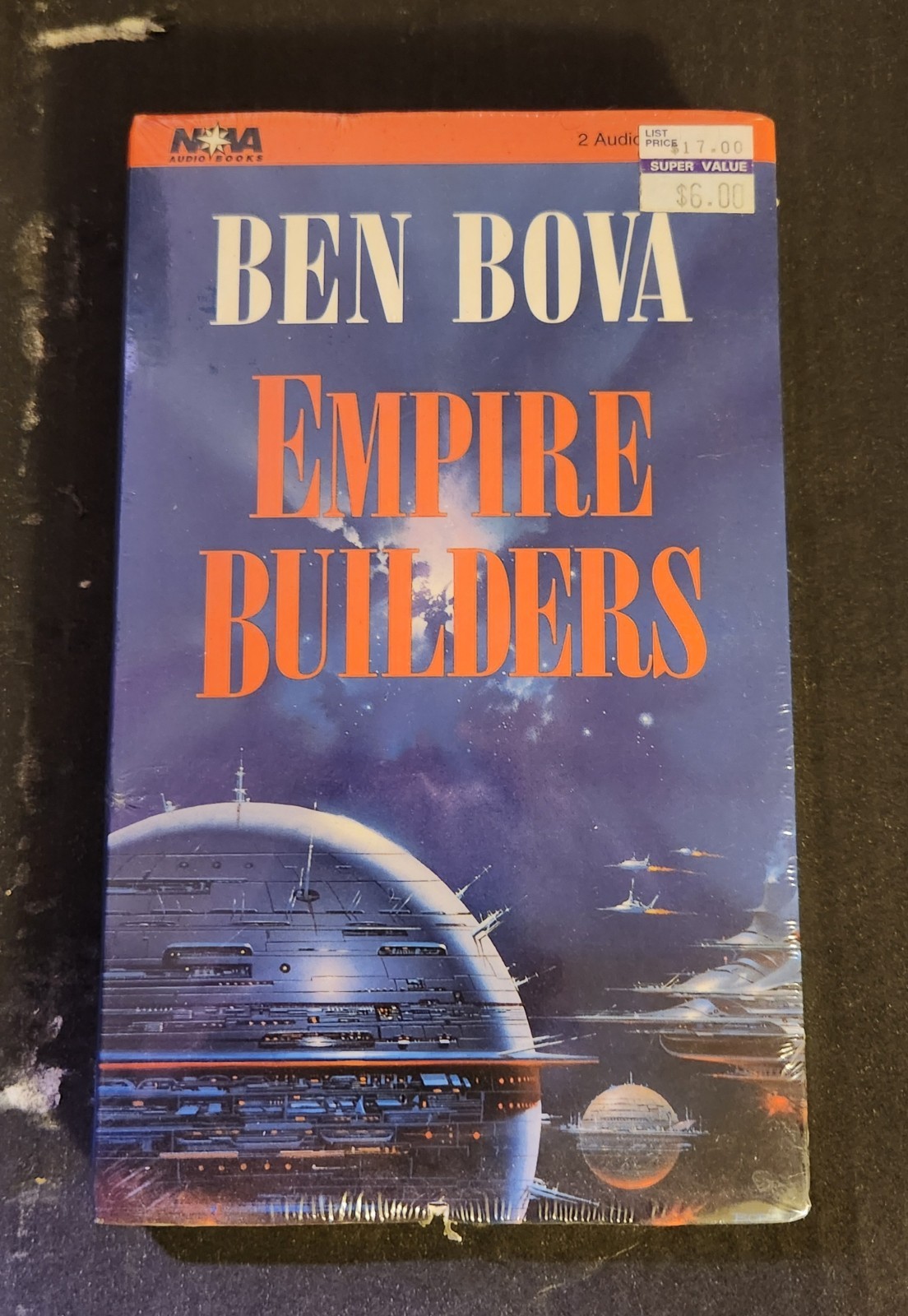 Empire Builders by Ben Bova On Two Audio Cassettes 1993 Abridged New Old Stock