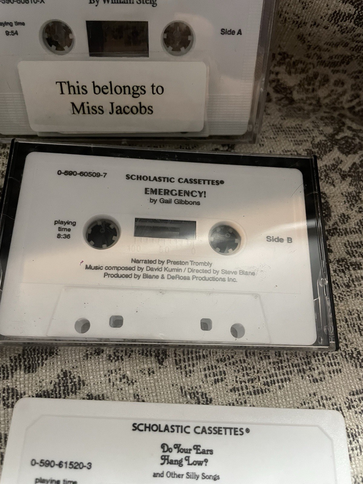 Scholastic Audiobook Cassette Tape Cassettes Lot Vintage See Pics And Read
