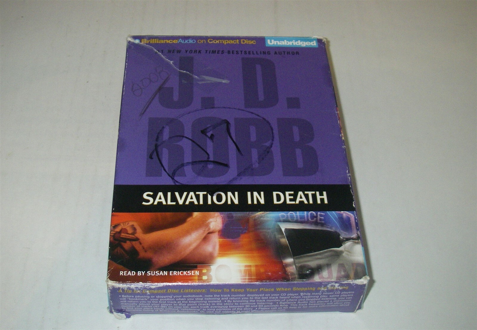 J.D. ROBB SALVATION IN DEATH AUDIO BOOK