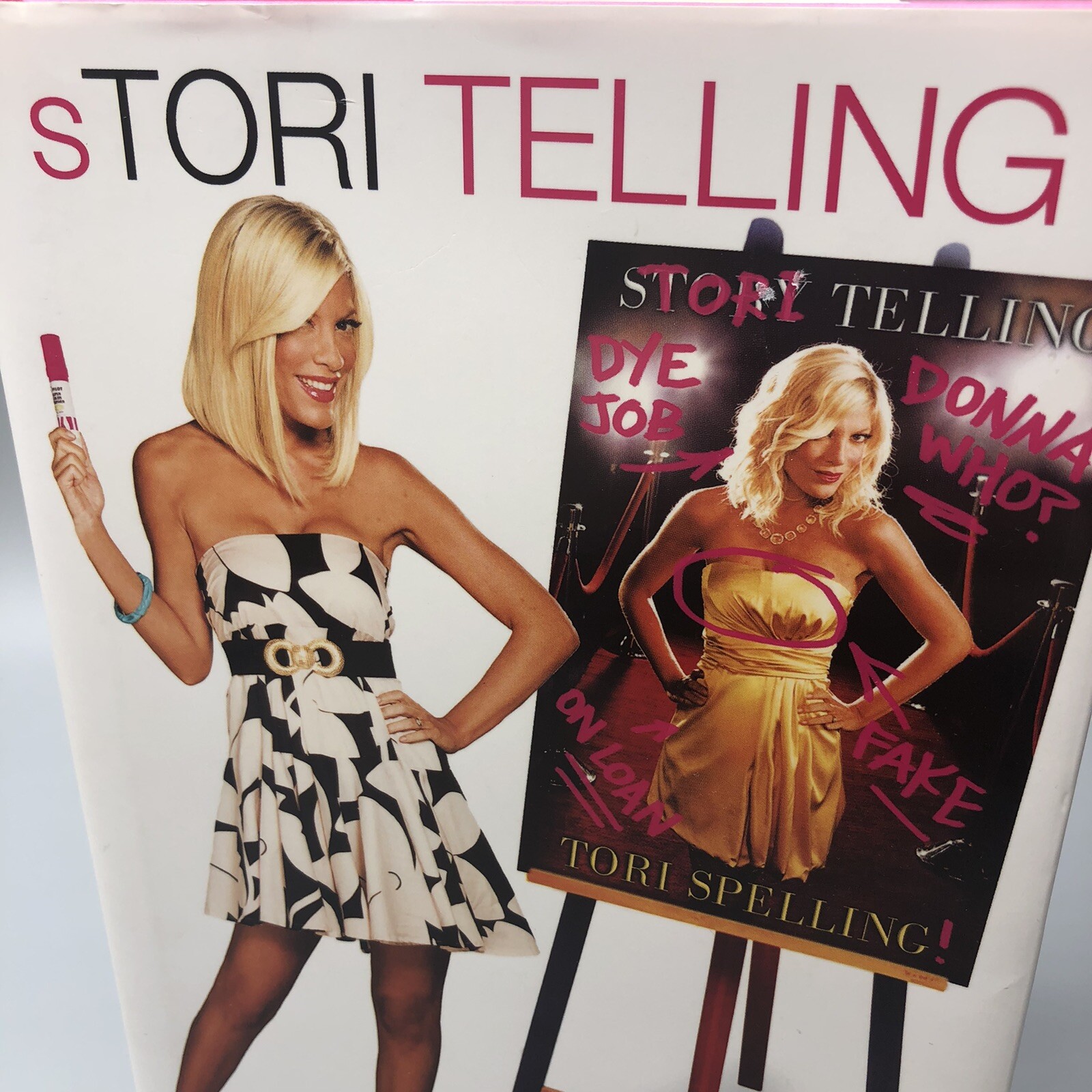 Stori Telling by Tori Spelling (2008, Hardcover)