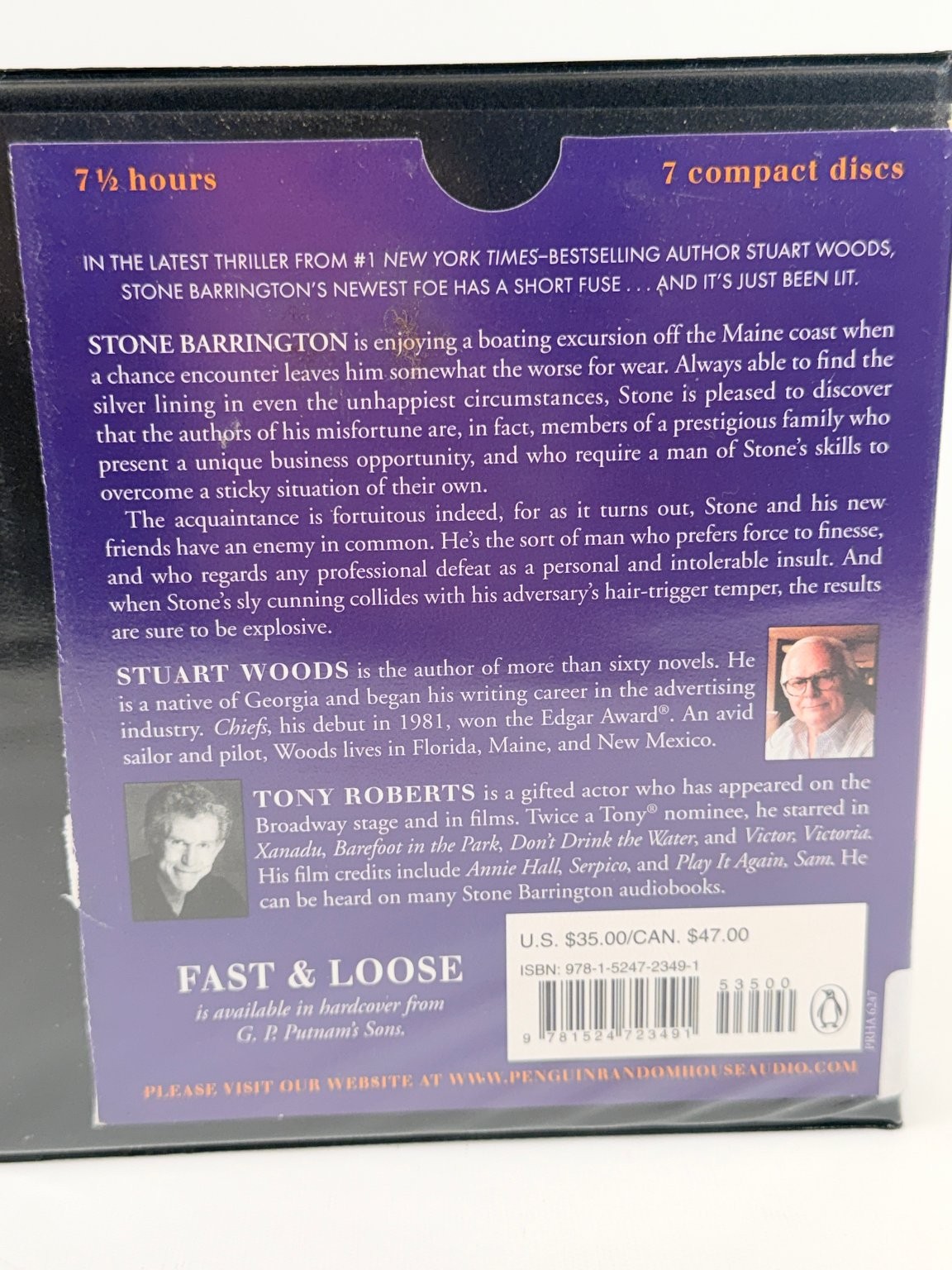Fast & Loose by Stuart Woods Audiobook CDs Unabridged 7 Discs