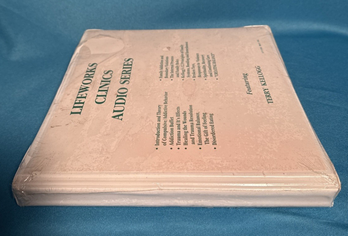 RARE SEALED Terry Kellogg LifeWorks Clinics Audio Series (1992) Addiction