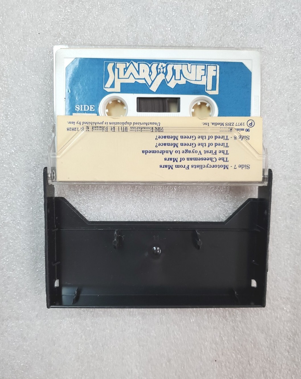 Rare Vtg 1977 ZBS Media Foundation STARS & STUFF #7 & 8 Cassette Tape