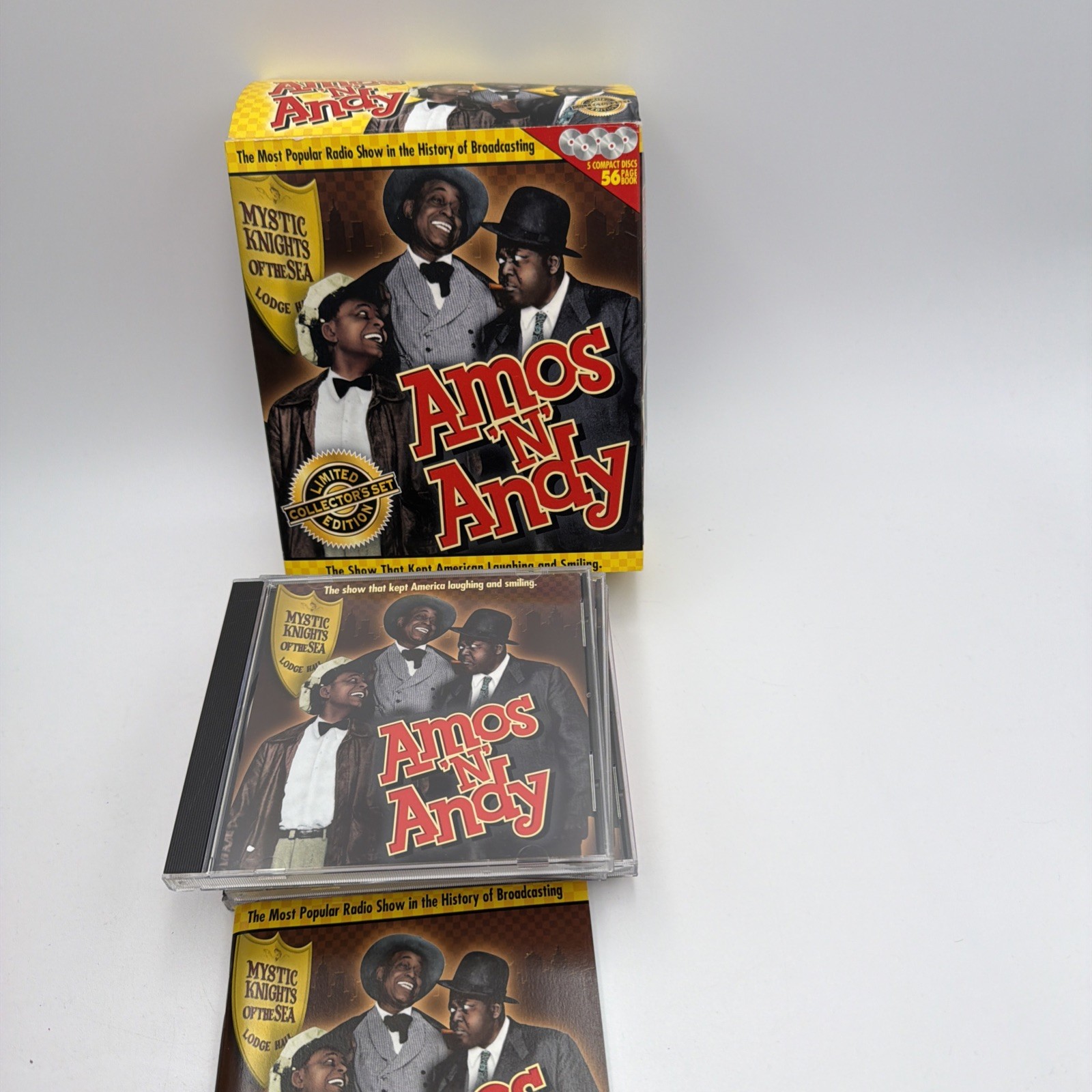 AMOS N’ ANDY Collectors Box Set Limited Edition AUDIO 5 CD set with 56-page book