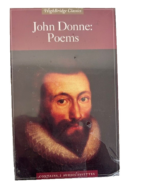 John Donne: Poems (HighBridge Classics) Audio Book (Cassette, 2006) Brand New
