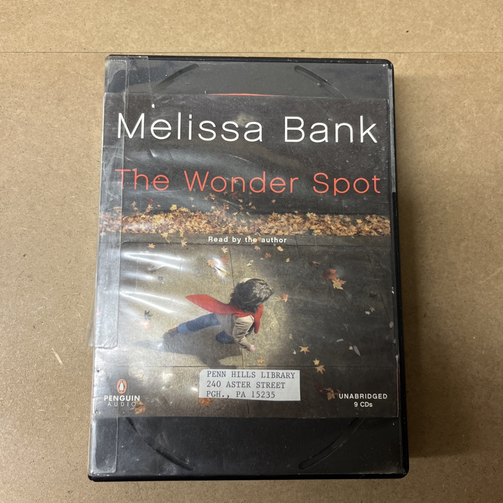 The Wonder Spot By Melissa Bank (Unabridged Audio Book 9 CDs) Good Tested