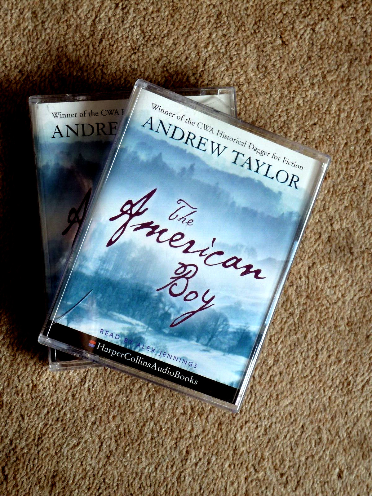 ANDREW TAYLOR — THE AMERICAN BOY — AUDIO BOOKS — TALKING BOOKS ( 4 CASSETTES )