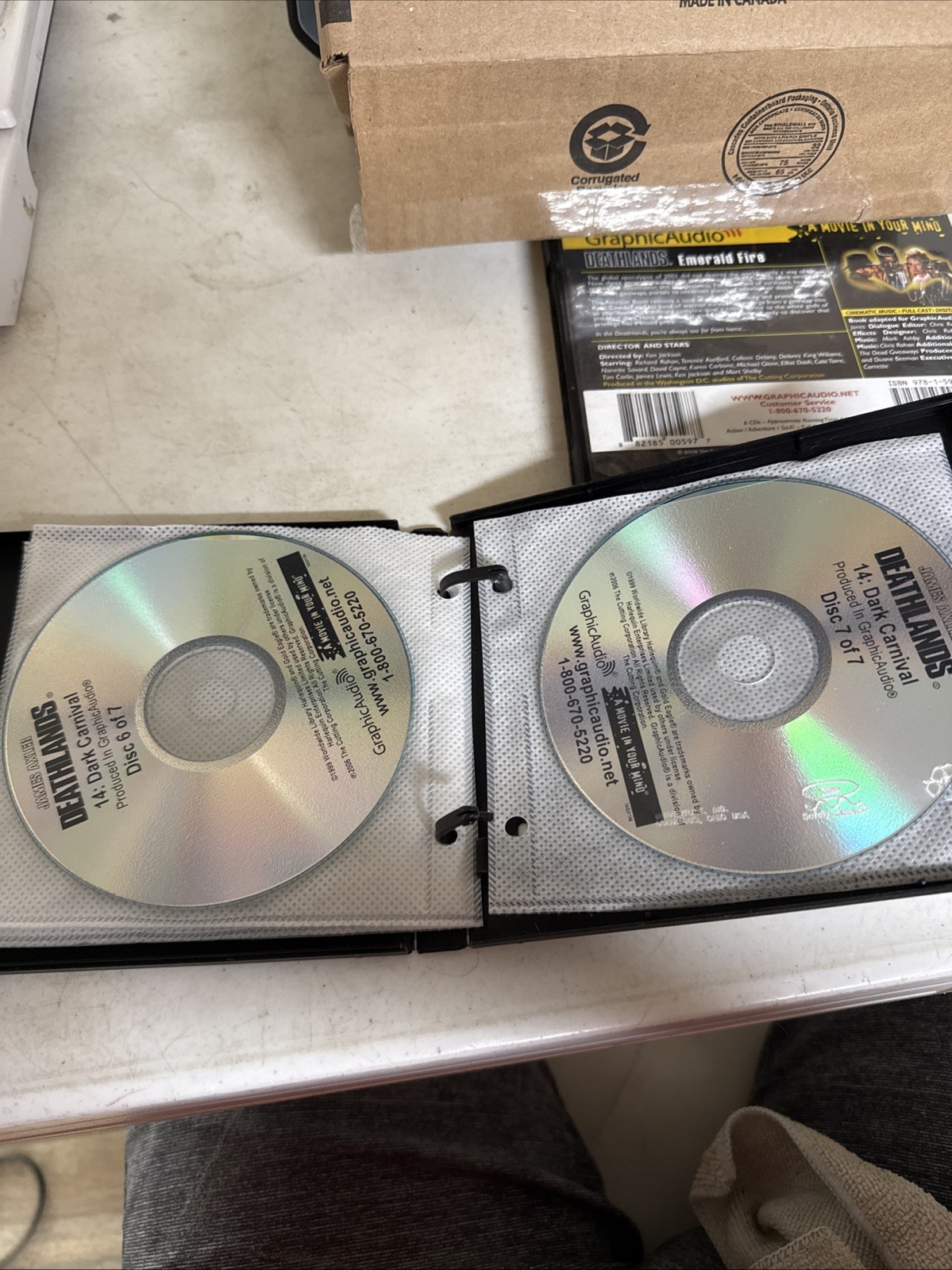 James Axler Death Lands Audio Books — Lot of 3 CD