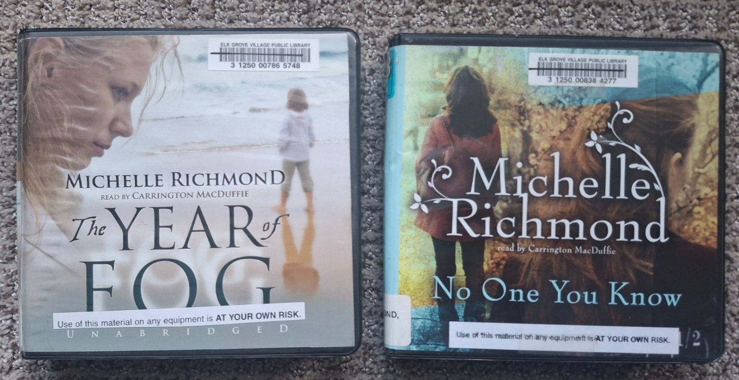 Michelle Richmond Lot of 2 Audiobook Books on CDs Unabridged Psychological