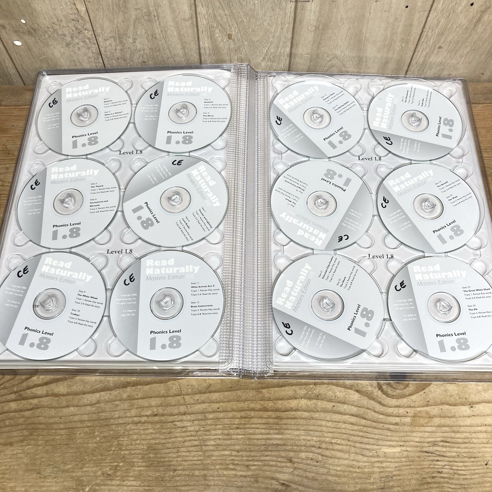 Read Naturally Audio CDs Masters Edition Phonics Level 1.8 Blends and Digraphs