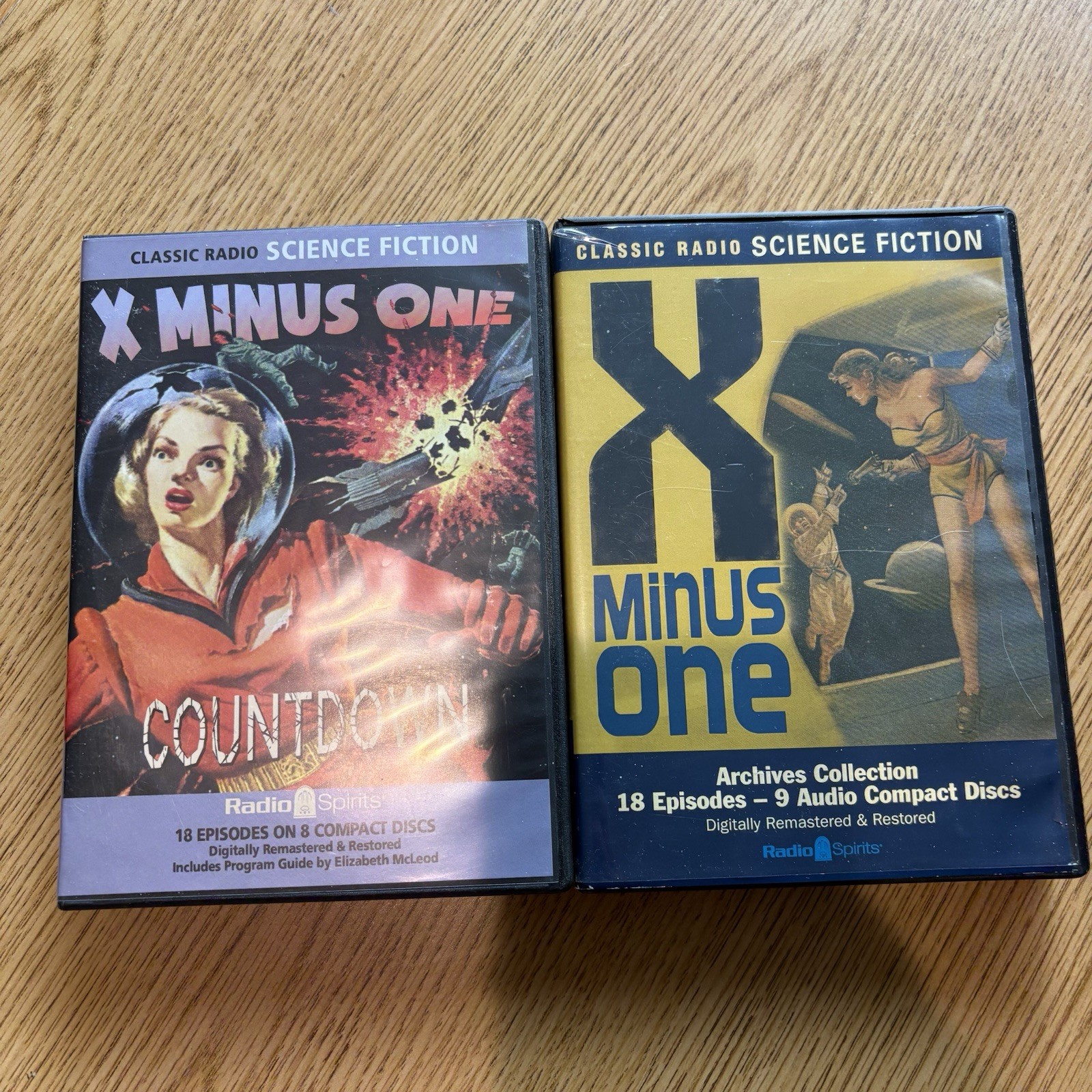 LOT TWO COLLECTIONS X Minus One CDS CLASSIC RADIO Science Fiction