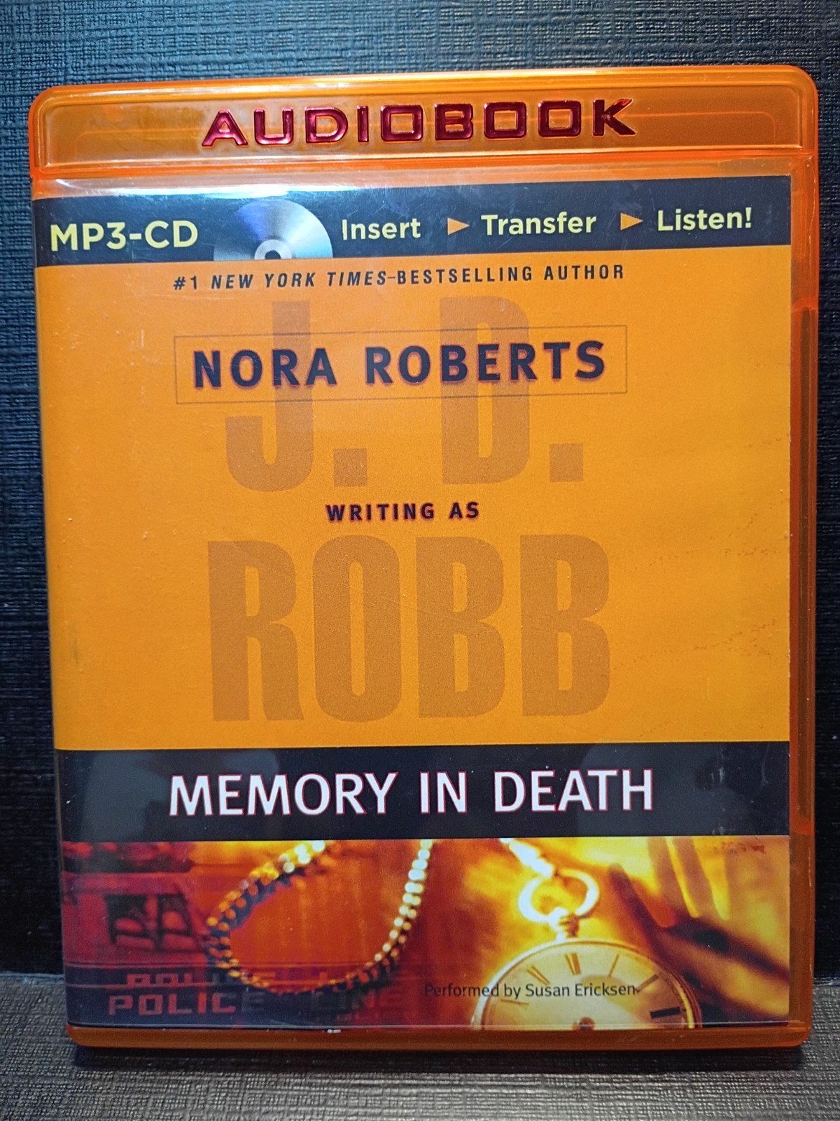 Memory In Death J.D. Robb Mp3 CD Audiobook Unabridged Brilliance Nora Roberts