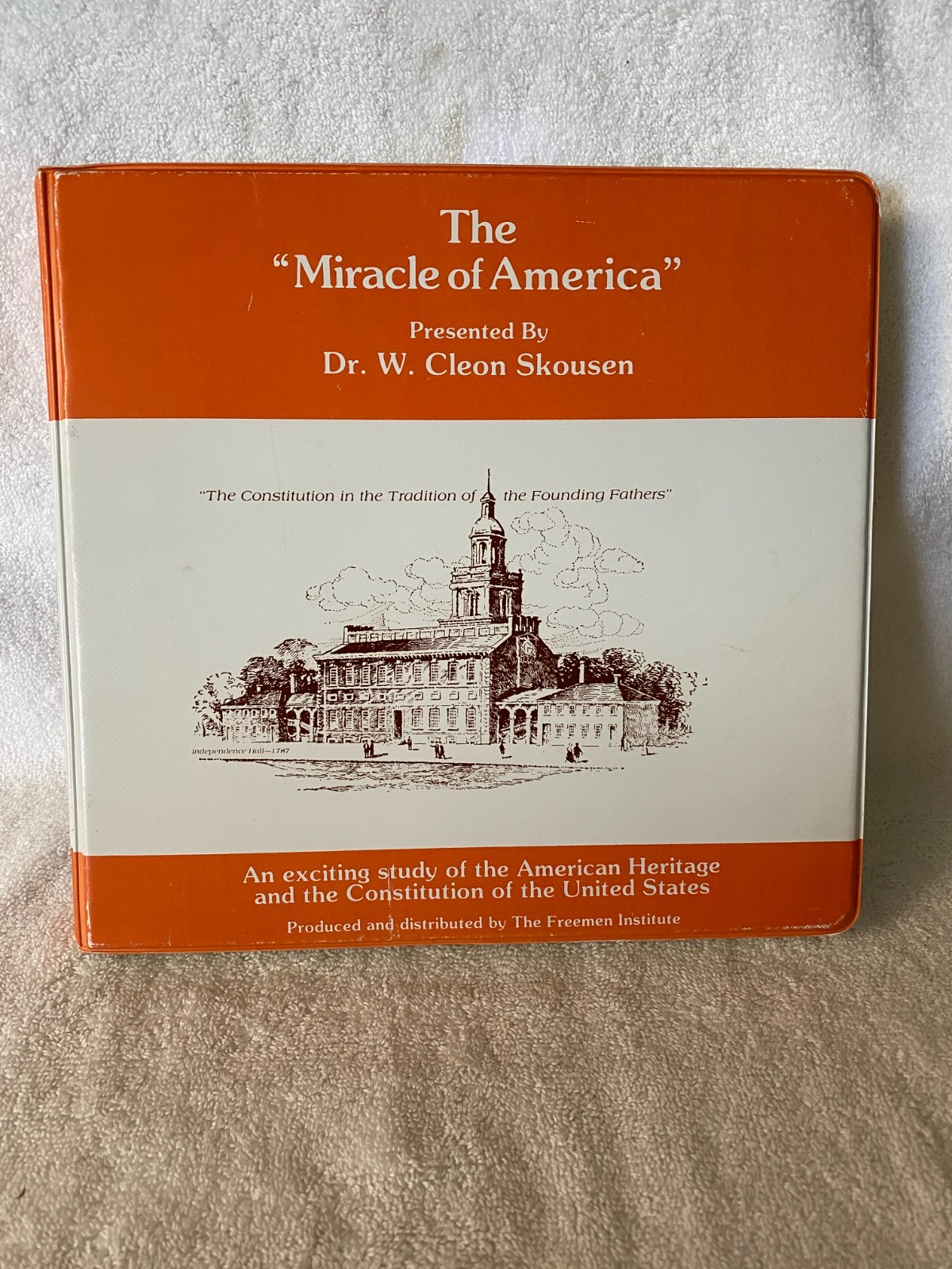 vgt RARE 1980 audio cassette set of 12 W CLEON SKOUSEN The Miracle of America